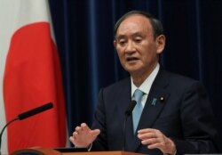 PM Jepang Yoshihide Suga dalam konferensi pers di Tokyo, Jepang, 9 September 2021. (REUTERS/Kim Kyung-Hoon/Pool)