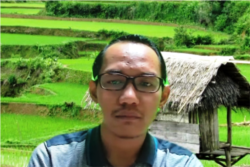 Muhammad Hafiz dari Human Rights Working Group dalam tangkapan layar. (Foto: VOA/Nurhadi)