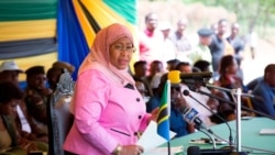 Samia Hassan, anciennement vice-présidente de la Tanzanie.