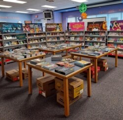 Perpustakaan Sekolah di Spotsylvania County, AS. (Twitter/FreedomMiddleSchool)