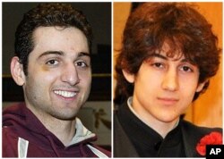 Tamerlan Tsarnaev, 26, left, and Dzhokhar Tsarnaev, 19. The ethnic Chechen brothers are suspects in the Boston Marathon bombing.