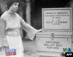 Xotin-qizlar AQShda uzoq vaqt ovoz bera olmagan