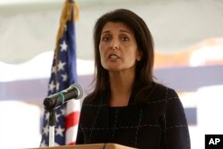 니키 헤일리 유엔주재 미국대사.