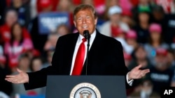 Predsednik SAD na mitingu