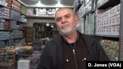 This Baglar trader says his business has suffered under the pro-Kurdish HDP and that he is ready to support the AKP.