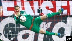 Le gardien de but et capitaine du Bayern Manuel Neuer/