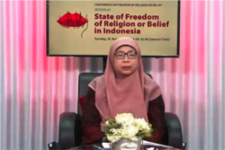 Siti Aisyiah Bakrie dari Jamaah Ahmadiyah Indonesia. (Foto: screenshot)