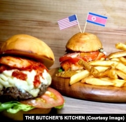 The Cowboy Kimchi Burger ($18.80) from The Butcher's Kitchen.