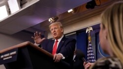 Predsednik Tramp na redovnoj konferenciji za novinare o koronavirusu, 22. marta 2020.