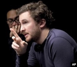 Director of Photography Matthew Libatique and Director Darren Aronofsky on the set of BLACK SWAN.