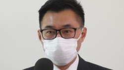 台湾最大在野党国民党主席江启臣(美国之音张永泰拍摄) Jiang qi-chen KMT chairman