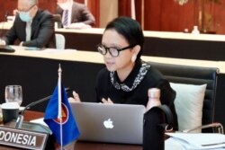 Menteri Luar Negeri Indonesia, Retno Marsudi, 23 April 2020. (Foto: IG@Menlu_RI)