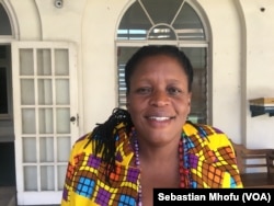 Priscilla Misihairabwi, shown in July 2017, is an opposition member of parliament who had campaigned against the constitutional amendment. She says the move reverses what Zimbabweans voted for in 2013.