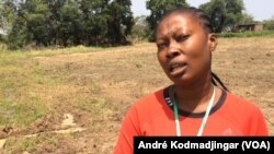 Mémadji Darby, communnicatrice de formation, le 11 octobre 2019. (VOA/André Kodmadjingar)