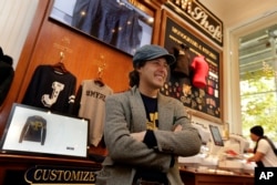 David Lauren, youngest son of Ralph Lauren and the company's chief innovation officer, in the Polo Ralph Lauren store in New York's SoHo neighborhood, Nov. 10, 2017.