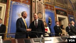 国防部代理部长沙纳汉2019年5月8日到国会作证（美国之音黎堡）