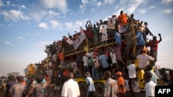 Des supporters de Raila Odinga.