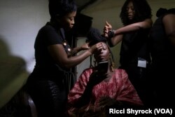 Adama Paris, designer and founder of Dakar Fashion Week, June 29, 2017.