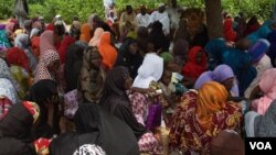 Thousands of people depend on Hajia Hawa's charity. She gives them food and clothing, Maiduguri, Nigeria, Sept. 2016. (Photo: C. Oduah)