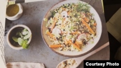 The Quinoa Salad contains radishes, currants and mint. (Credit: Erin Kunkel)