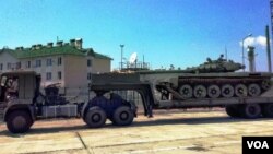 Т-72Б3 ტიპის ტანკი ოკუპირებულ აფხაზეთში, 23.07.2017