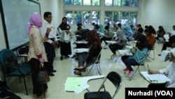 SBMPTN 2017 di Yogyakarta (Foto: VOA/Nurhadi)