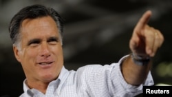 Mitt Romney speaking in Ohio