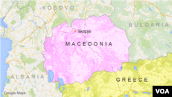 Macedonia is trying to turn back a flood of migrants waiting at the border with Greece.