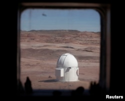 Observatorium Musk di Mars Desert Research Center, padang pasir Utah, 2 Maret 2013. (Foto:Dok)