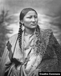 This photo by L.A. Huffman shows Pretty Nose, an Arapaho war chief believed to have fought in the Battle at Little Big Horn in which General George Armstrong was killed, just two years before this 1878 photo was taken at Fort Keogh, Montana.