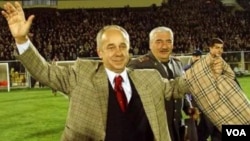 ხორვატი ივო შუშაკი რუსეთთან ისტორიული გამარჯვების შემდეგ, 30.04.2003