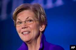 FILE - Sen. Elizabeth Warren, D-Mass.