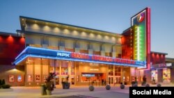 A cinema can mean a movie theater, or the moviemaking industry.