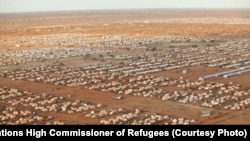 FILE - A 2012 photo shows Dadaab, the world's largest refugee camp, in Dadaab, in eastern Kenya.