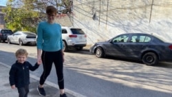 Alex Kaspin left her emergency room job for a less stressful nursing position on a pediatric floor. Her stress led to a panic disorder. (Carolyn Presutti/VOA)