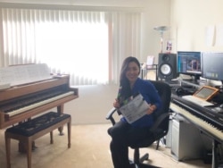 Ruang kerja Jesica Yap di Los Angeles, California (dok: Jesica Yap)