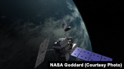 When deployed, the SnowEx satellite will be able to measure snowpack depth and water content, even through trees.