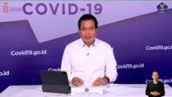 Juru Bicara Satgas Penanganan Covid-19 Prof Wiku Adisasmito dalam telekonferensi pers di Graha BNPB, Jakarta, Kamis (21/1) mengatakan PPKM di Jawa dan Bali Belum Bisa Tekan Kasus Positif Covid-19 (Foto: VOA/Ghita)