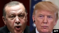Rais Erdogan wa Uturuki na Rais Trump wa Marekani