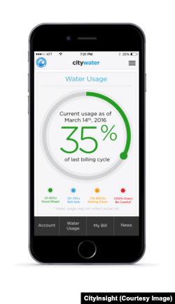 Abess Makki's business is called CityInsight. It makes apps for utilities and cities so residents can keep track of their resource usage.