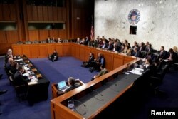 29일 상원 정보위원회에서 '전세계 위협 평가'를 주제로 미 핵심 정보기관 수장들이 참석한 청문회가 열렸다.