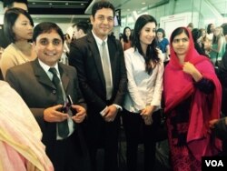 Malala came to Washington to talk about women’s rights and unveil a trailer for her new documentary, Aug. 30, 2015. (Rahman Bunairee/VOA News)