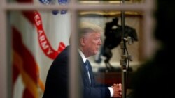 USA, Washington, Donald Tramp adressing from White house about the coronavirus