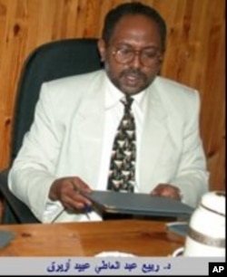 Dr. Rabie Abdullati Obeid, a prominent member of Sudan's dominant National Congress Party (NCP)