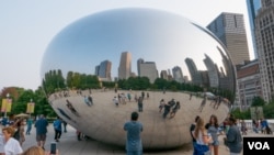 The Cloud Gate in Millennium Park