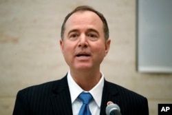 Rep. Adam Schiff, D- Calif., ranking member of the House Intelligence Committee, speaks at the University of Pennsylvania in Philadelphia, Feb. 1, 2018.