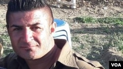 Iranian Kurdish porter Ghalib Kuik appears in this undated photo sent to VOA Persian by a family member. She said Iranian security forces shot and killed Kuik near Marivan, Iran on November 11, 2018.