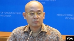 Juru bicara Kementerian Luar Negeri Indonesia, Arrmanatha Nasir. (Foto: Fathiyah Wardah/VOA)