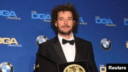Garth Davis, peraih "sutradara pemula " untuk filmnya "Lion," pada malam penghargaan tahunan DGA Awards ke-69 di Beverly Hills, California, 4 Februari 2017.