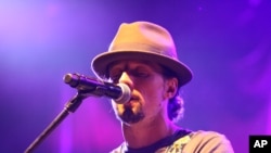Jason Mraz attends The Star 94 Jingle Jam at The Arena at Gwinnett Center, Dec. 13, 2012, in Atlanta.